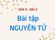 Bài tập về Nguyên tử, hạt nhân nguyên tử và lớp Electron - Hóa 8 bài 4